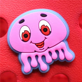 Charms Accessories Cartoon Animals Cute PVC Shoe Croc Buttons Sandals Charms Decoration Marine Organism Free