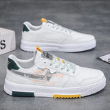 Casual Men's Sneakers Street Skateboard Shoes for Men Outdoor Walking Men Platform Shoes Lace Up Vulcanized Shoes