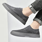 Leather men shoes Autumn Winter Men Shoes lace up Outdoor Casual Shoe Flat Shoe Breathable Non-slip Walking Shoes