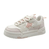 Board Shoes Female 2023 Summer New Platform Platform Students Spell Color Increased Show Thin Leisure Sports Small White