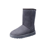 Breakj Boots Women's 2025 New Autumn And Winter With Tuffen And Thick Women's Shoes To Keep Warm Snowy Cotton Shoes Casual