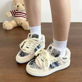Breakj New Board Shoes Female Small White Shoes Fairy Tale Wind Candy Color Small White Shoes Fashion Breathable Thick Sole