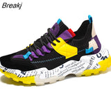 Arrival Sneakers Men's Outdoor Chunky Sneakers Breathable Running Shoes Non-slip Male Sneaker Handsome Mesh Men