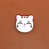 Sale 1pcs Shoe Charms Cute Cat Shoe Accessories Buckle Garden Shoes Decorations Fit Croc JIBZ Kid's X-mas Free