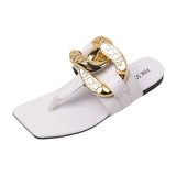 Shoes on Sale 2023 High Quality Fashion Women's Slippers Open Toe Outdoors Flat Sandals Casual Flip-flops Zapatos