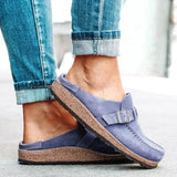 Women Summer Slippers Spring Sandals Fashion Solid Buckle Women Flats Shoes Casual Beach Ladies Plus Size Summer