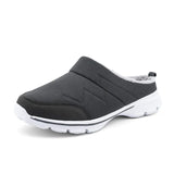Plush Slippers Men Outdoor Heel Wrap Men Shoes EVA Anti-slip Thick Sole Platform Shoes Warm Women Winter Slipper for