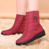 Boots Brand Women Winter Boots Mother Shoes Antiskid Waterproof Flexible Women Fashion Casual Boots Plus