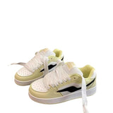 Breakj High Appearance Level Female Light Yellow China-Fashion Small Bread Shoes Female Ins Tide Summer New Versatile Student Board