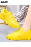 Spring and Autumn New Fashion Temperament Solid Color Women's All Matching Summer Breathable Casual Sneakers Woman