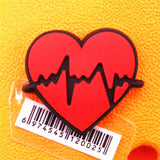 1pcs Medical Box PVC Shoe Charms Decorations Pins Thermometer ECG Designer Shoes Buckle Accessories Croc Accessory