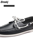 Men Shoes Fashion Loafers Men Comfy Leather Drive Footwear Casual Men's Boat Footwear Slip on Shoes Leisure Walk Lazy
