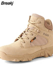 Men's Military Ankle Boot Desert Boots Outdoor Combat Boots for Men Army Cow Suede Tactical Boots Men Casual Hiking Shoe