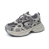 Breakj Korean Version Of The New Dad Shoes Female 2025 Spring Student Running Sports Platform Increased Casual Shoes Female KT