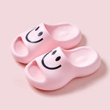 Cartoon Thick-Soled Home Slippers Female Summer Couple Anti-Slip Pillow Slides Woman 2024 Cute Soft Beach Flip