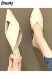 women pointed toe red pu leather high heel shoes for summer lady party & night club black pumps zapatos dama