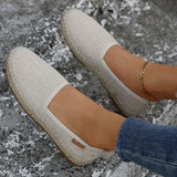 Breakj Autumn And Winter New Large-Size Lady Thick Sole Leisure Single Shoes Temu Solid Color Simple Fashion