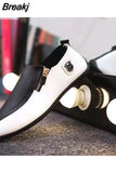 Solid Color Slip Men Driving Shoes Spring and Autumn New Style Breathable Light Men's Peas Shoes The British