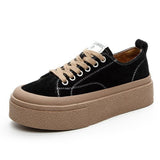 Breakj Selected Korean Board Shoes Female Small White Shoes De Training Shoes Increased Shock Absorption Sports Shoes Students Commute Hot