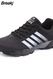Men Outdoor Sneakers Summer Breathable Shoes for Men Lightweight Sneakers Comfortable Sports Walking Training Running
