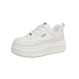Breakj Inside Heighten Women's Shoes Autumn Platform Breathable Small Casual Board Shoes Sports Small White Shoes