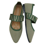 Breakj Summer Large-Size Leisure Loose Flat Fly Weaving Women's Shoes One Foot Pedal Soft Sole Single