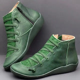 New Chelsea Boots Soft Leather Ankle Booties Women Autumn Slip-On Platform Shoes Fashion Femme zapatos para