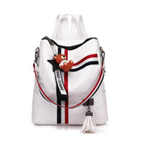 new retro fashion zipper ladies backpack leather high quality school bag shoulder bag for youth bags leather