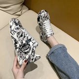 Spring New Products Women's Shoes Fashion Sneakers Casual Graffiti