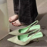 Breakj Fragrant High-Heeled Shoes Women 2025 New Summer Design Sense French Fashion Sandals Temperament Niche Single Shoes