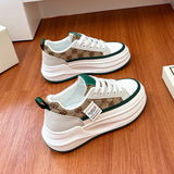Breakj Korean Version Of The New Dad Shoes Female 2025 Spring Student Running Sports Platform Increased Casual Shoes Female XT