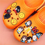 Drama Squid Game Shoe Charms 123 Wood Man Sugar Pie Game Shoes Accessories Decoration Fit Buckle Croc Jibz Kids