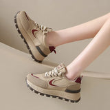 Breakj Casual Sneakers Women 2025 Autumn New Korean Version Of The Thick-Sed Forrest Shoes Student Running