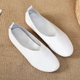 And Autumn New Original Retro Art Handmade Single Shoes Line Women's Shoes Flat Soles Soft Bottom Shallow Women's