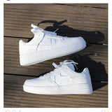 Shoes 2022 Fashion White Sneakers Non Slip Casual Sports Shoes Women Lace Up Flats Women Vulcanize Shoes Zapatos
