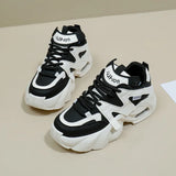 Breakj Korean New Dad Shoes Female 2025 Spring Student Running Platform Heighten Casual Shoes