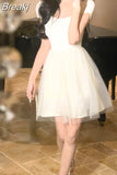 Color French Elegant Dress Office Lady 2023 Summer Short Sleeve Fairy Midi Dress Casual Fashion Evening Party Dress