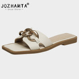 Size 34-40 2023 Za Womens Slippers Elegant Flats Sandals Woman Casual Flat Shoes Ladies Comfort Home Slides