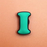 PVC Capital English Letters Shoe Charms Shoes Accessories Croc Shoe Buckle Decorations Ormaments fit JIBZ Party Kid's