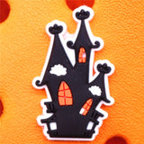 Horror Shoe Accessories Werewolf Grim Reaper Ghost Mummy Witch Vampire Scarecrow Croc Charms fit Jibz Kids Party