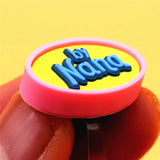 1pcs Twenty One PVC Shoe Charms Accessories Decorations Cute Note Black Cat Flowers Designer Croc Jibz Buckle Kids