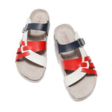 New Summer Men Cork Slipper Beach Shoe Casual PU Leather Male Outdoor