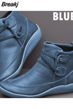 2023 Autumn Winter Retro Women Shoes Fashion Leather Ankle Boots Zapatos De Mujer Wram Botas Booties Chaussures