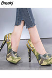 Women's Shoes 2023 High Quality Pumps Autumn Fashion One Pedal Women's High Heels Pointed Toe Shallow Ladies Dress Thin
