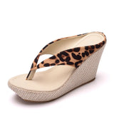 Beach Sandals Wedge Platform Thongs Slippers Flip Flops Summer Shose For Women Girls