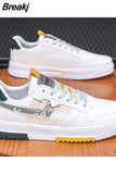 Casual Men's Sneakers Street Skateboard Shoes for Men Outdoor Walking Men Platform Shoes Lace Up Vulcanized Shoes