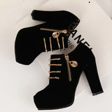 New 10.5cm High Heels Women Pumps Casual Women Shoes High Heel Ankle Boots Women Boots Summer Shoes Women Pumps