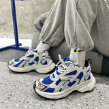 Black Platform Sneakers Women's Shoes Casual Lace-up Platform Shoes Women Beige Sneakers Leather Vulcanized