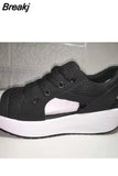 Women Sandals Platform Mesh Sandals Comfortable Sandals for Women Open Toe Casual Lace-up Sneakers Summer Female Sports