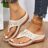 Women Flats Slippers 2023 New Summer Fashion Sandals Casual Wedges Shoes Dress Shallow Flip Flops Female Slides Zapatos De